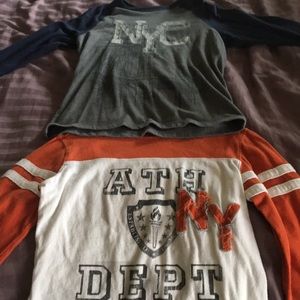 Couple boys long sleeve tees